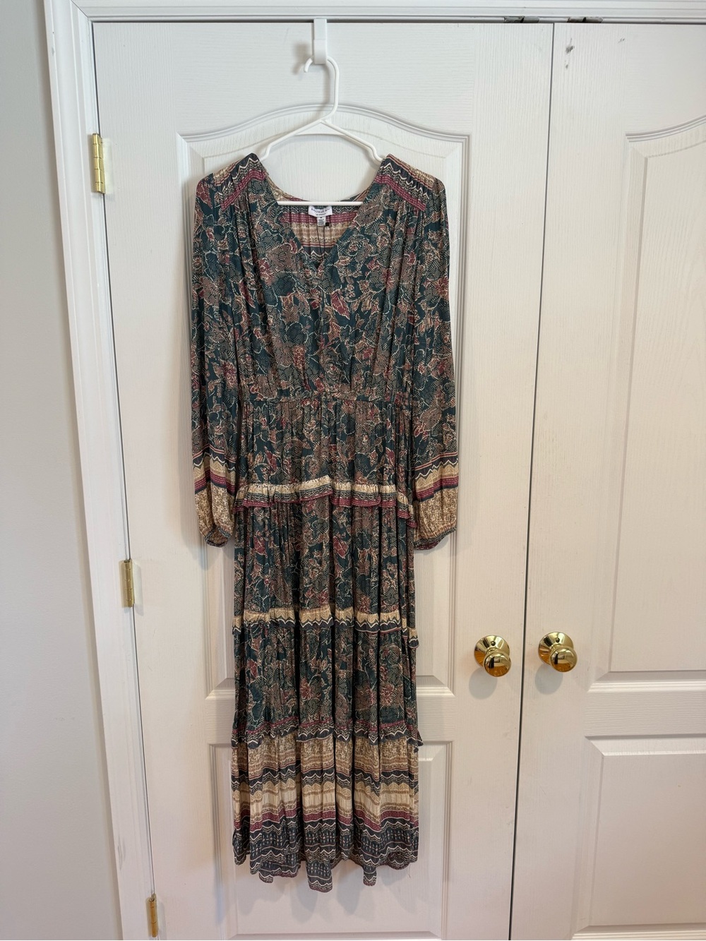 Current Air Casual V-Neck Maxi Dress